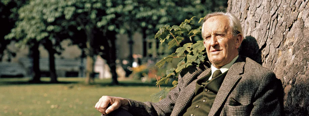 JRR Tolien sitting